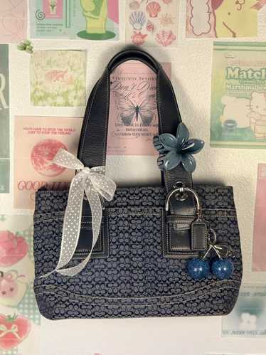 バッグ Coach Flap Soho blue Signature Hand Bag COACH® | Upcrafted Soho Flap Bag In Signature Jacquard