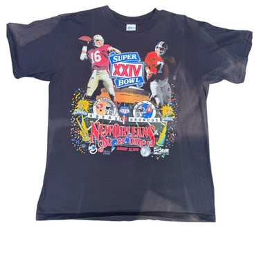 【ヴィンテージ 古着】NFL SALEM スーパーボウル XXIV Tシャツ 中古・古着通販】SALEMSPORTSWEAR (セーラム スポーツウエア