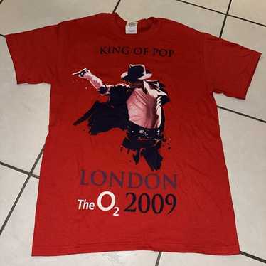 Michael Jackson Tシャツ　2009 London tour 2009 Michael Jackson “King Of Pop” London O2 2009 Tshirt
