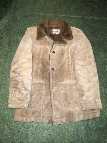 Vintage Williams Berry Jacket Mens Corduroy Sherp… - image 1