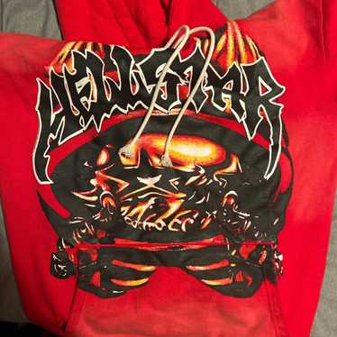 Hellstarパーカー Hellstar Hell Print Parker ヘルスター ヘル プリント パーカー
