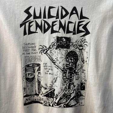 ビンテージハードコアパンクバンドSUICIDALTENDENCIESゲームシャツ 90s DEAD KENNEDYS S/S T-Shirt / vintage ビンテージ デッド