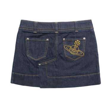 スカート Vivienne Westwood denim mini skirt orb Vivienne Westwood SS1985 Orb Monogram Denim Mini-Skirt | eBay