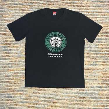 トップス 90s USA STARBUCKS COFFEE LOGO Tshirt M Vintage 90s Starbucks Coffee T Shirt | Mercari