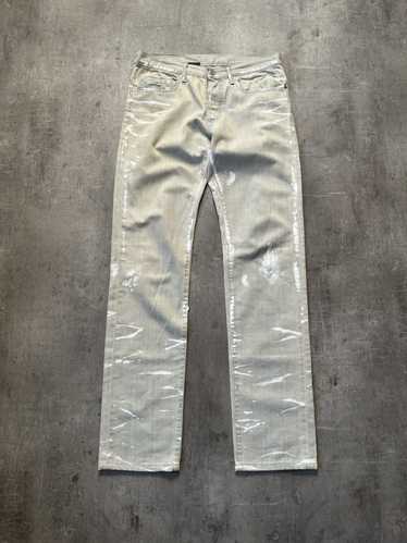 【美品】☆Dior Homme☆トロッター☆グレー☆光沢☆銀タグ☆ロゴ☆ Dior homme by hedi - Gem