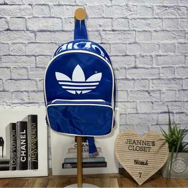 バッグ 90s vintage old adidas bagpack y2k tech 🔥🚨Vintage Retro 80s 90s Adidas Navy Blue Small Travel Bag