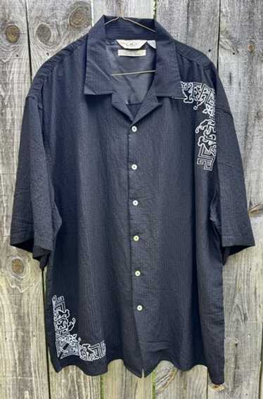 Da Vinci Charlie Sheen 半袖シャツ XXL Da Vinci California Shirt Mens Medium Charlie Sheen