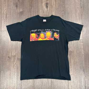 ★Crosby Stills Nash & Young★ ツアーTシャツ2002 Vintage Crosby Stills & Nash Wooden Ships Concert TShirt