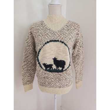Vintage wool sheep print - Gem