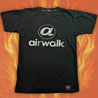 Vintage 90s Airwalk T-shirt Rare Skateboarding Brand … - Gem