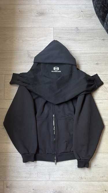 24PF new/BALENCIAGA メタルアウトラインパーカー Hoodie Black Balenciaga Men's Black Diy Metal Outline Hooded Bomber | eBay
