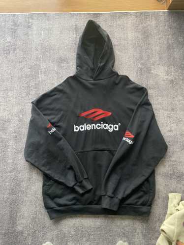 BALENCIAGA 3B ステンシル パーカー フーディ BALENCIAGA 3B ステンシル パーカー フーディ (BALENCIAGA
