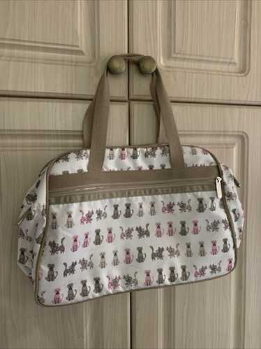 バッグ Lesportsac Cat Boston Bag Cat Pattern LeSportsac Cat Pattern Large Boston shoulder bag hand bag