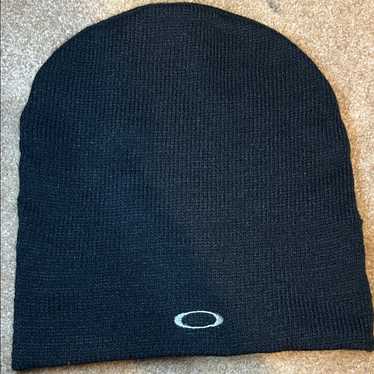 帽子 oakley 90s-00s archive beanie black OAKLEY Beanie ELLIPSE PATCH WAFFLE BEANIE - Blackout - One