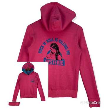 90s Y2K Hysteric Glamour Zip Sweat Top