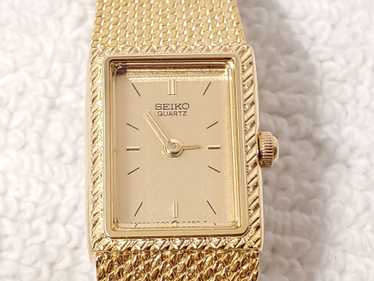 SEIKO 5Y37-6000 クォーツ　ゴールドベゼル　アンティーク　不動 079-3332_600x600_crop_center.