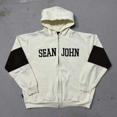 Sean John ホワイト ジャンパー L/XL White sean john hoodie - Gem