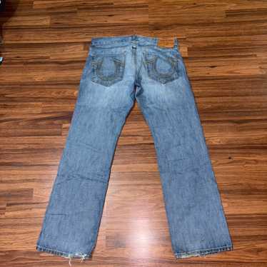 TRUE RELIGION Bobby 29 ライトブルーデニム True Religion Bobby バンダナ ジーンズ | ブルー | FARFETCH JP