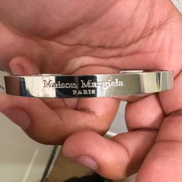 [希少]Maison Margiela / leather bangle Maison margiela bracelet - Gem