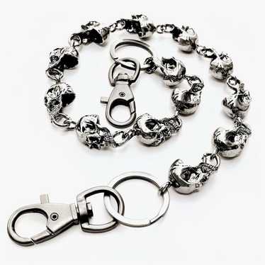 WACKO MARIA SKULL WALLET CHAIN シルバー 925 WACKO MARIA SKULL WALLET CHAIN シルバー 925 - メルカリ