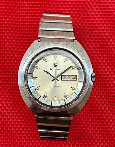 Nivada Ultramatic 自動巻きハイビート 稼動品 Genuine nivada dial round - Gem