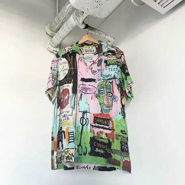 トップス WACK MARIA Basquiat Portrait Print Green Jean-Michel Basquiat x WACKO MARIA SS21 Collab | Hypebeast