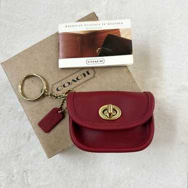 小物 Old Coach City Key Fob Turn Rock Lime Old Coach City Key Fob Turn Rock Lime