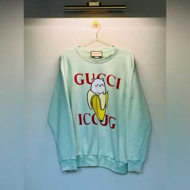 GUCCI❤︎猫セーター 美品 Gucci グッチ 猫 ニット セーター 猫柄 ピンク - メルカリ