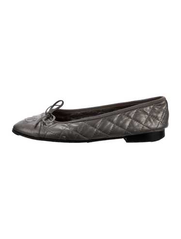 Chanel ballet flat silver - Gem