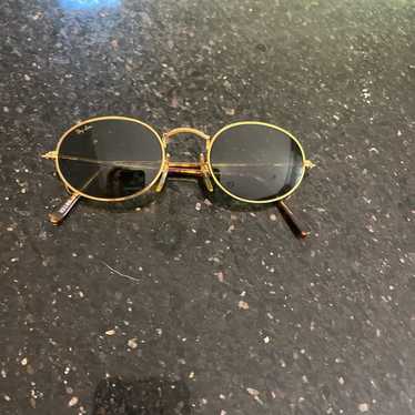 Ray-Ban ゴールド オーバル サングラス レイバン公式ストア】 Ray-Ban® ROUND METAL サングラス