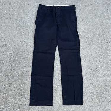 Double RL『CHINO OFFICER PANT』(BLACK) Men's Chino Pant | Ralph Lauren
