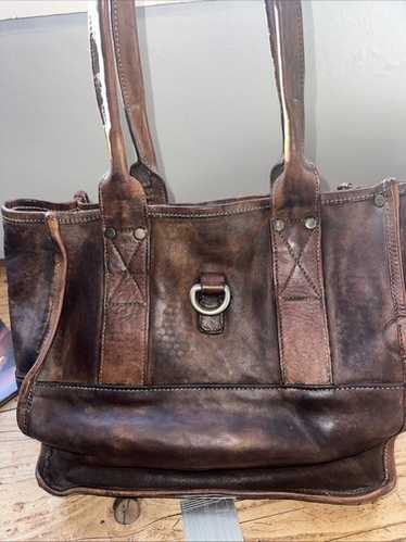■ダブルアールエル■RRL■Leather Tote■Leather-Trim■ RRL Leroy Leather-Trim Denim Tote Indigo | Cultizm