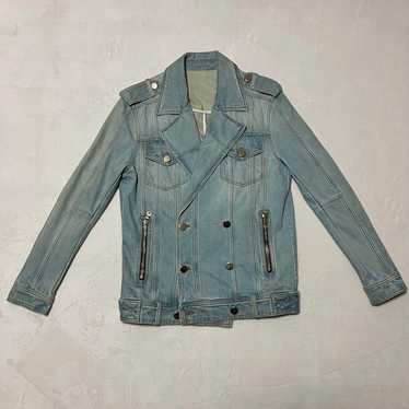 PIERRE BALMAIN ダブルライダース デニムジャケット XL PIERRE BALMAIN ダブルライダース デニムジャケット XL - メルカリ