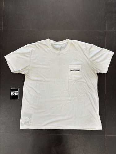 超レア【Chrome Hearts】ロゴポケットTシャツ Chrome Hearts†セレブも愛用☆ネックロゴ ポケットTシャツ