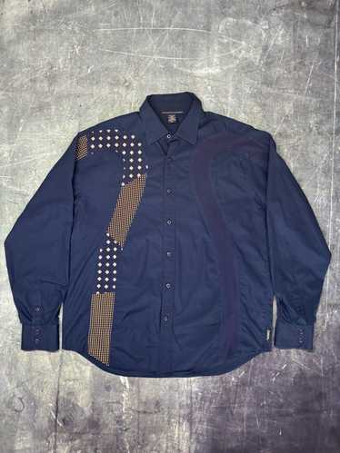 トップス marithe francois girbaud Western shirt 1980s Marithe Francois Girbaud x Closed Double Pleated