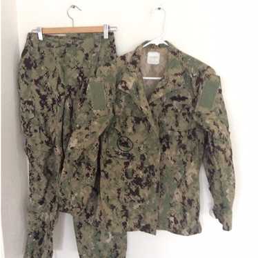 NAVY NWU AORⅢゴアテックストラウザー　ネーム記載なしの希少品‼️ U.S.NAVY Trousers Working Uniform TypeⅢ sizeS-Regular（難