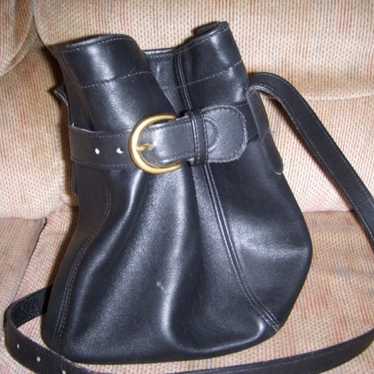 バッグ archive coach grunge gimmick bag black Vintage COACH 9525 Black Stewardess Glove-Tanned Cowhide