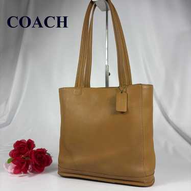 希少✨OLD COACH Tote bag one shoulder USA Auth Coach Signature Tote Bag One Shoulder Brown PVC