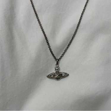 Vivienne westwood necklace, silver, - Gem