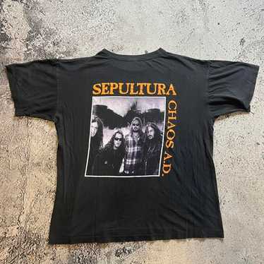 SEPULTURA Tシャツ 94年購入 Lサイズ ブラック　90s Vintage Sepultura t-shirt 90s - Gem