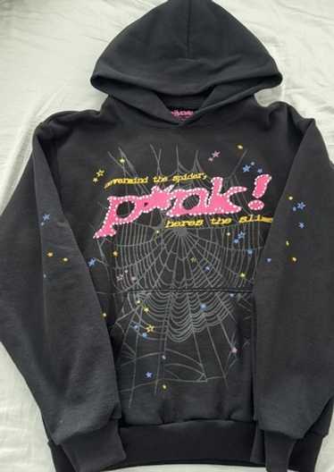 sp5der 黒パーカー値下げ中 スパイダー P*NK パーカー ブラック メンズ - FW21 - JP