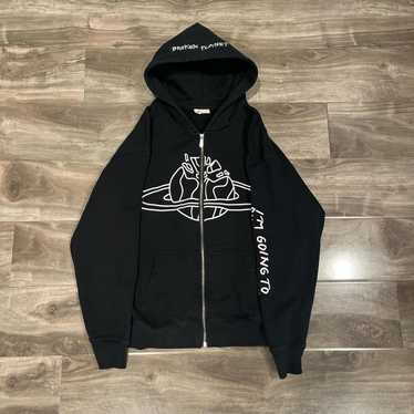 Broken planet zip up - Gem