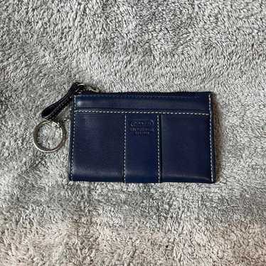 希少✨ Vintage Coach 二つ折り 財布 Wallet ネイビー コーチ COACH 二つ折り財布 （ブラック） -ファッション通販