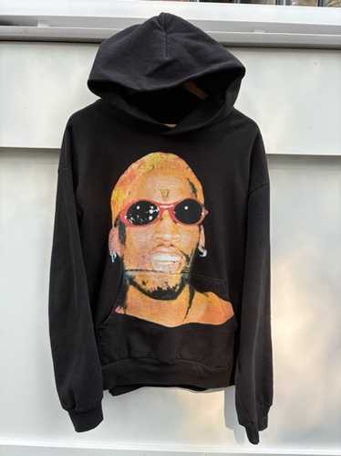 Vlone Rodman Devil Hoodie Black ヴィーローンロッドマンコラボ Vlone Vlone Dennis Rodman Devil In Horns Hoodie | Grailed