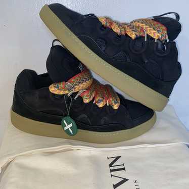 【関税込み】Lanvin ブラック＆ホワイト Meteor スニーカー LANVIN スニーカー ブラック ホワイト 2色 - メルカリ