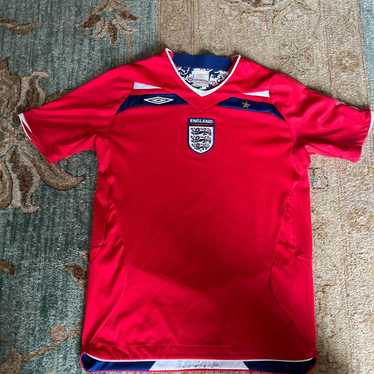 【USED】 UMBRO ENGLAND Soccer Shirt Vintage England National Team Umbro Soccer Jersey Polo Shirt