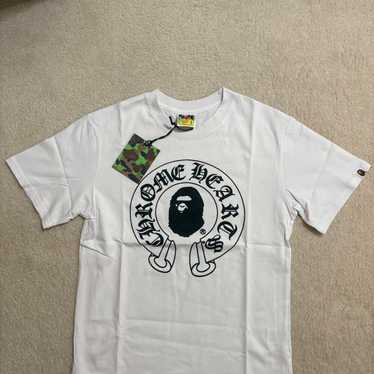 希少CHROME HEARTS × A BATHING APE Tシャツ ベビー A BATHING APE アベイシングエイプ ×Chrome Hearts Baby Milo