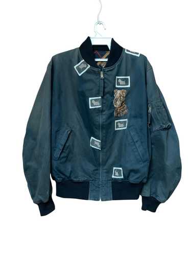 専用 Karl Helmut / over blouson jacket L Vintage Karl Helmut Bomber Denim Jacket Large 90s Japanese