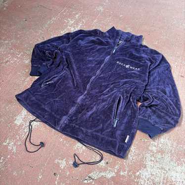 ジャケット・アウター 00s ROCAWEAR velvet set-up Vintage Rocawear Velour Track Suit Sweat Suit Set Jacket