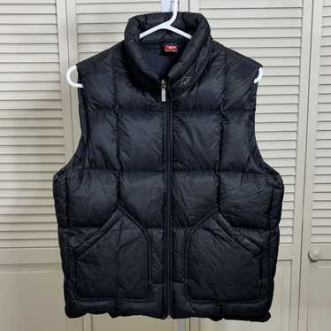 トップス DIESEL 22AW Puffer DOWN Vest Diesel Hooded puffer vest in faded denim - Winter Jackets